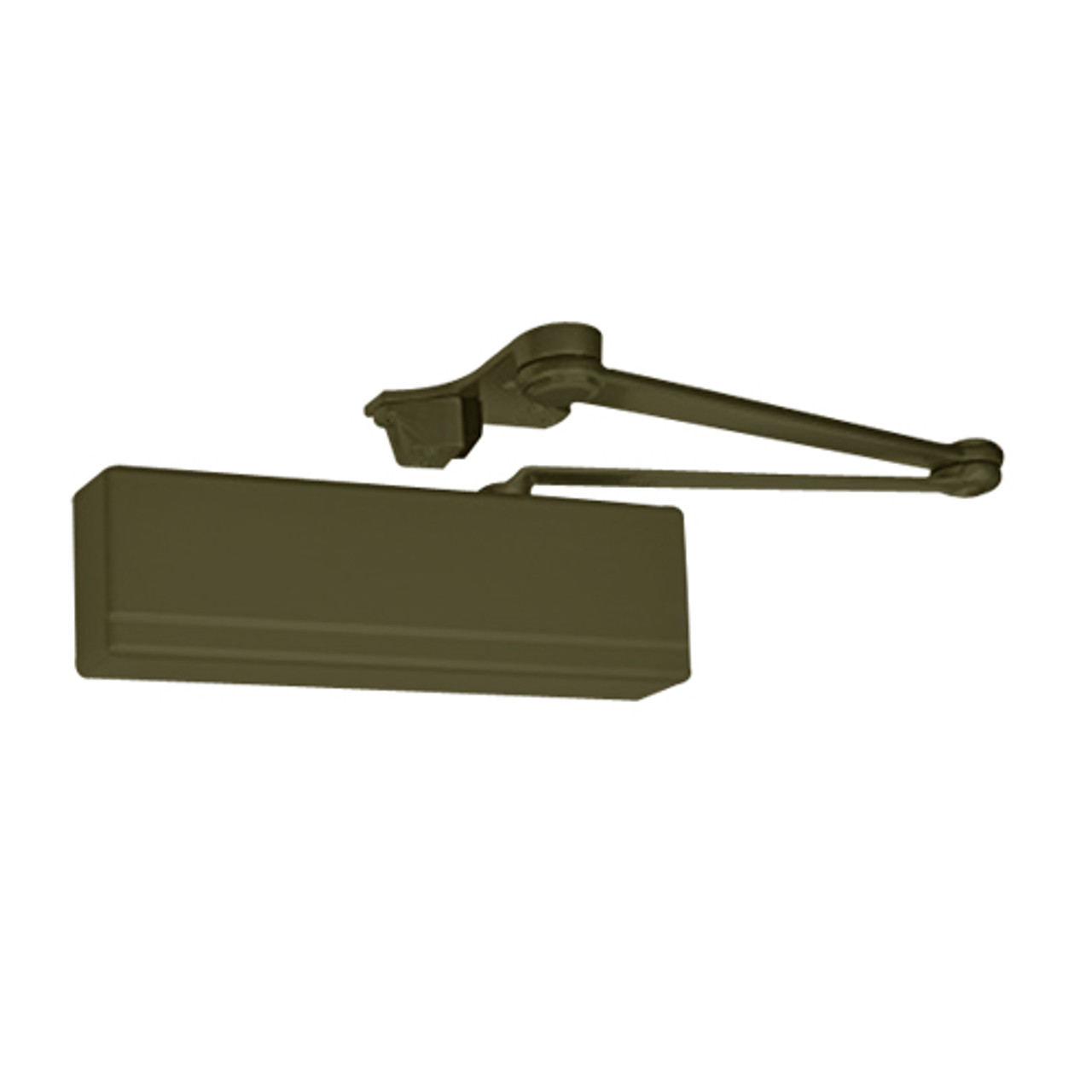 351-CPS-EB Sargent 351 Series Powerglide Door Closer with Heavy Duty Parallel Arm with Compression Stop in Bronze Powder Coat