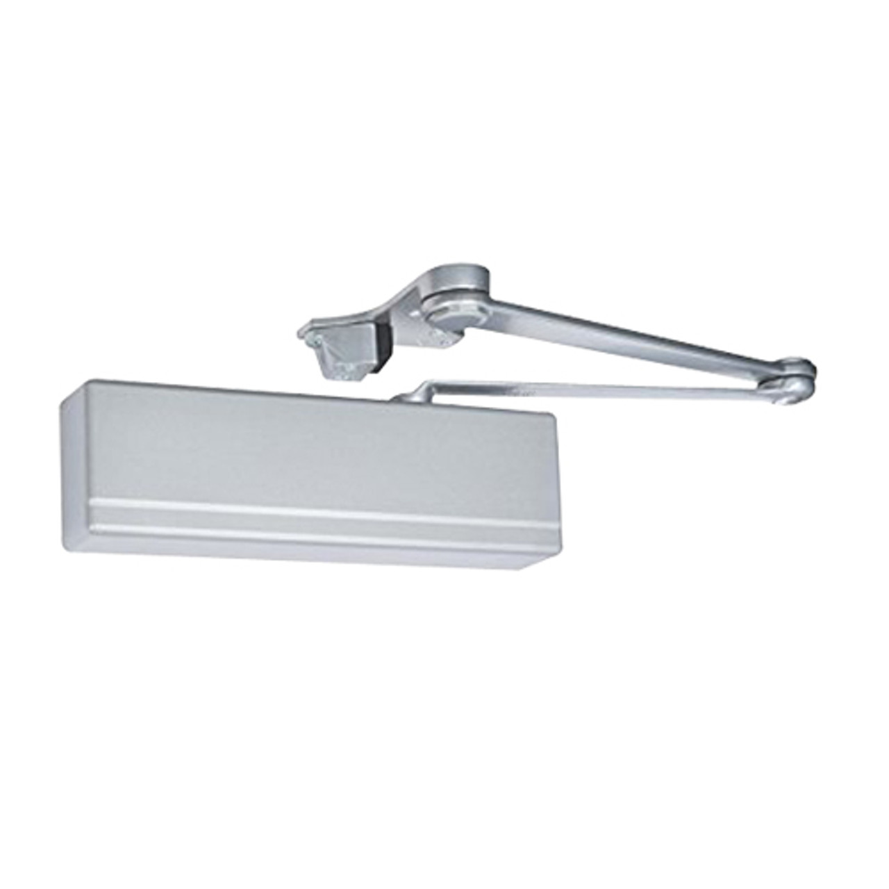 351-CPS-EN Sargent 351 Series Powerglide Door Closer with Heavy Duty Parallel Arm with Compression Stop in Aluminum Powder Coat