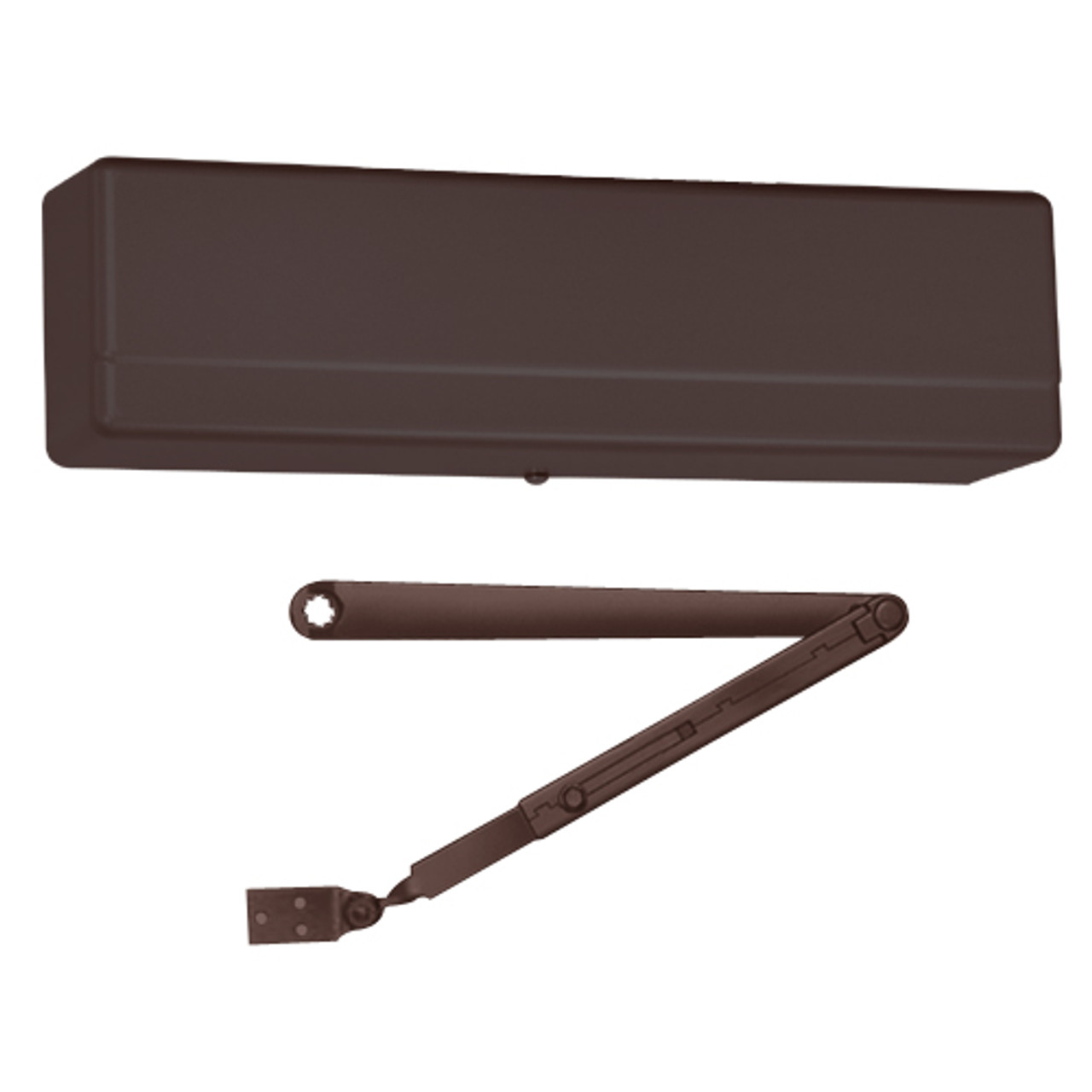 1431-O8-10BE Sargent 1431 Series Powerglide Door Closer with O8 Mortise Foot Arm in Dark Oxidized Satin Bronze