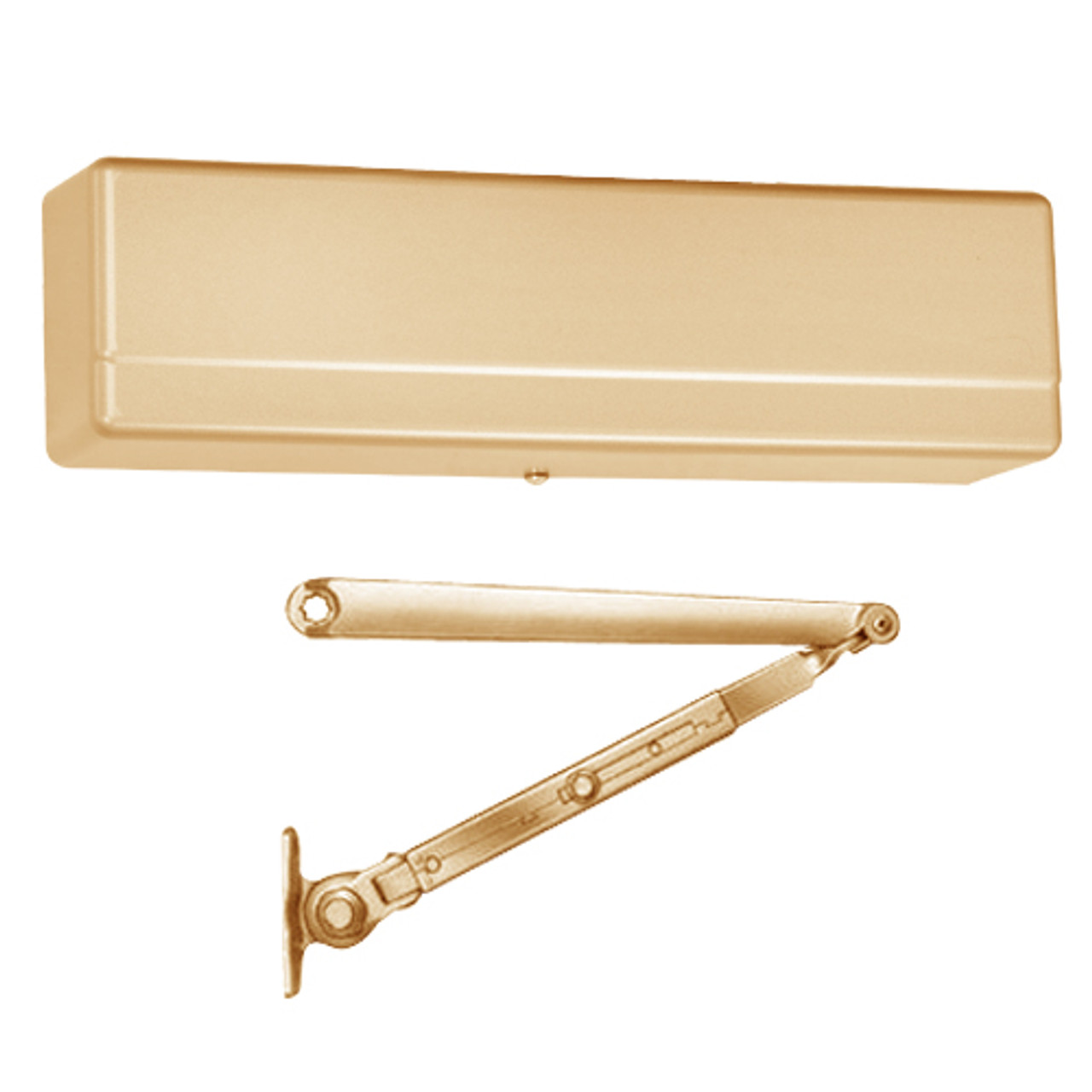 1431-H-EP Sargent 1431 Series Powerglide Door Closer with H Hold Open Arm in Satin Bronze Powder Coat