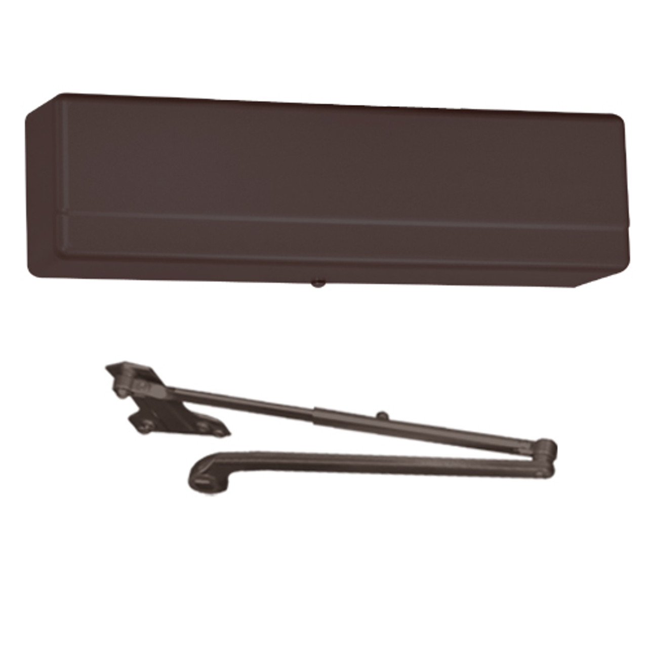 1431-P9-10BE Sargent 1431 Series Powerglide Door Closer with P9 Regular Parallel Arm in Dark Oxidized Satin Bronze