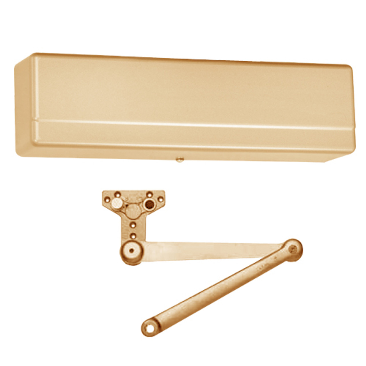 1431-PS-EP Sargent 1431 Series Powerglide Door Closer with PS - Heavy Duty Parallel Arm with Positive Stop in Satin Bronze Powder Coat