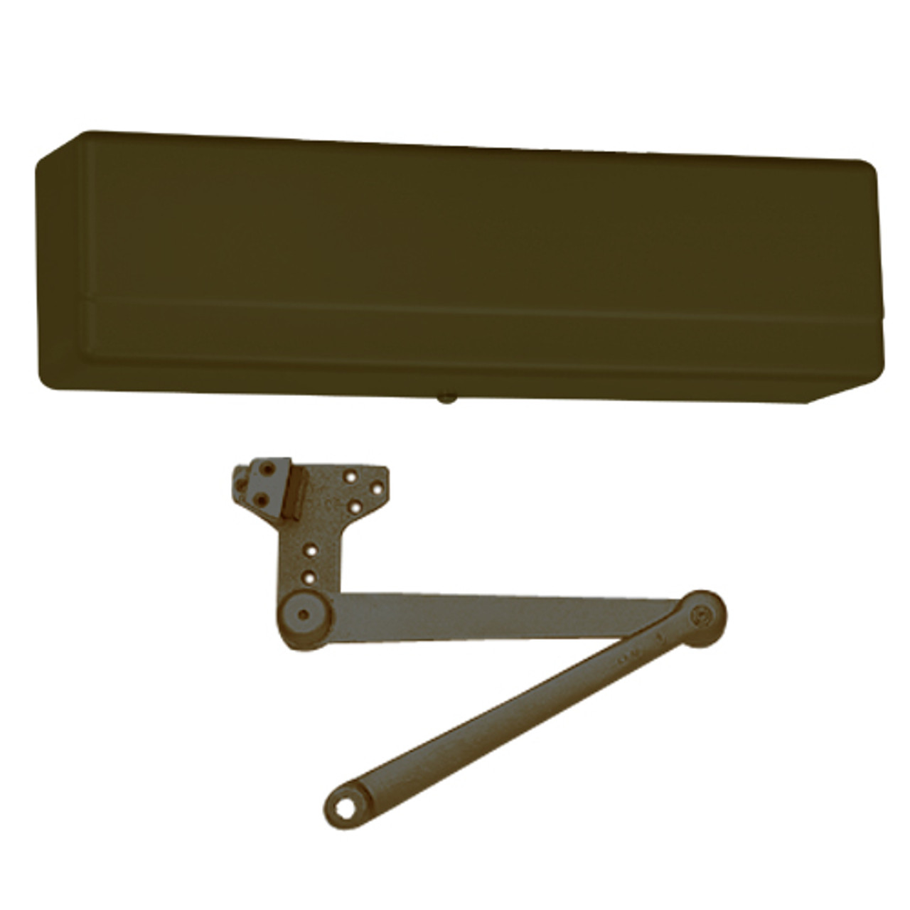 1431-CPS-EB Sargent 1431 Series Powerglide Door Closer with CPS - Heavy Duty Parallel Arm with Compression Stop in Bronze Powder Coat