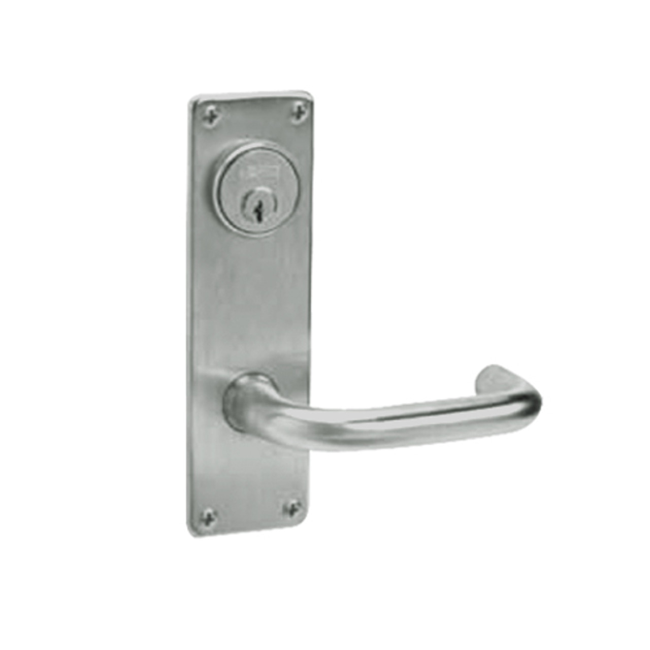 ML2003-LWN-619 Corbin Russwin ML2000 Series Mortise Classroom Locksets with Lustra Lever in Satin Nickel