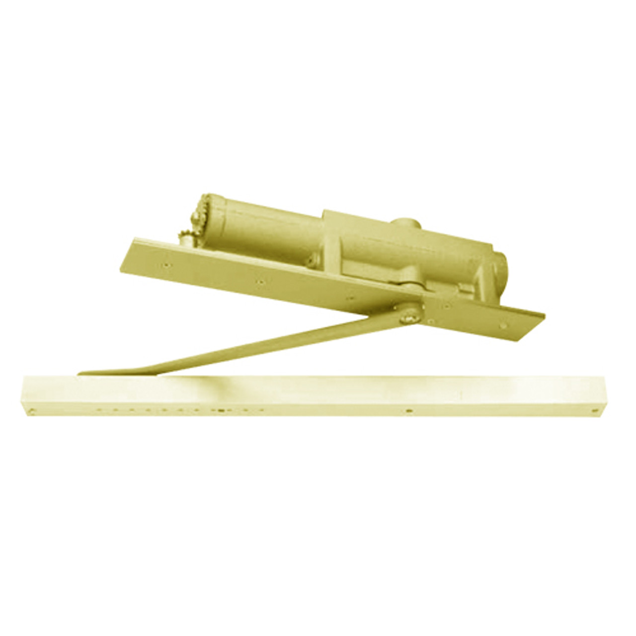 268-O-EAB-LH Sargent 268 Series Concealed Door Closer with Track Arm in Brass Powder Coat