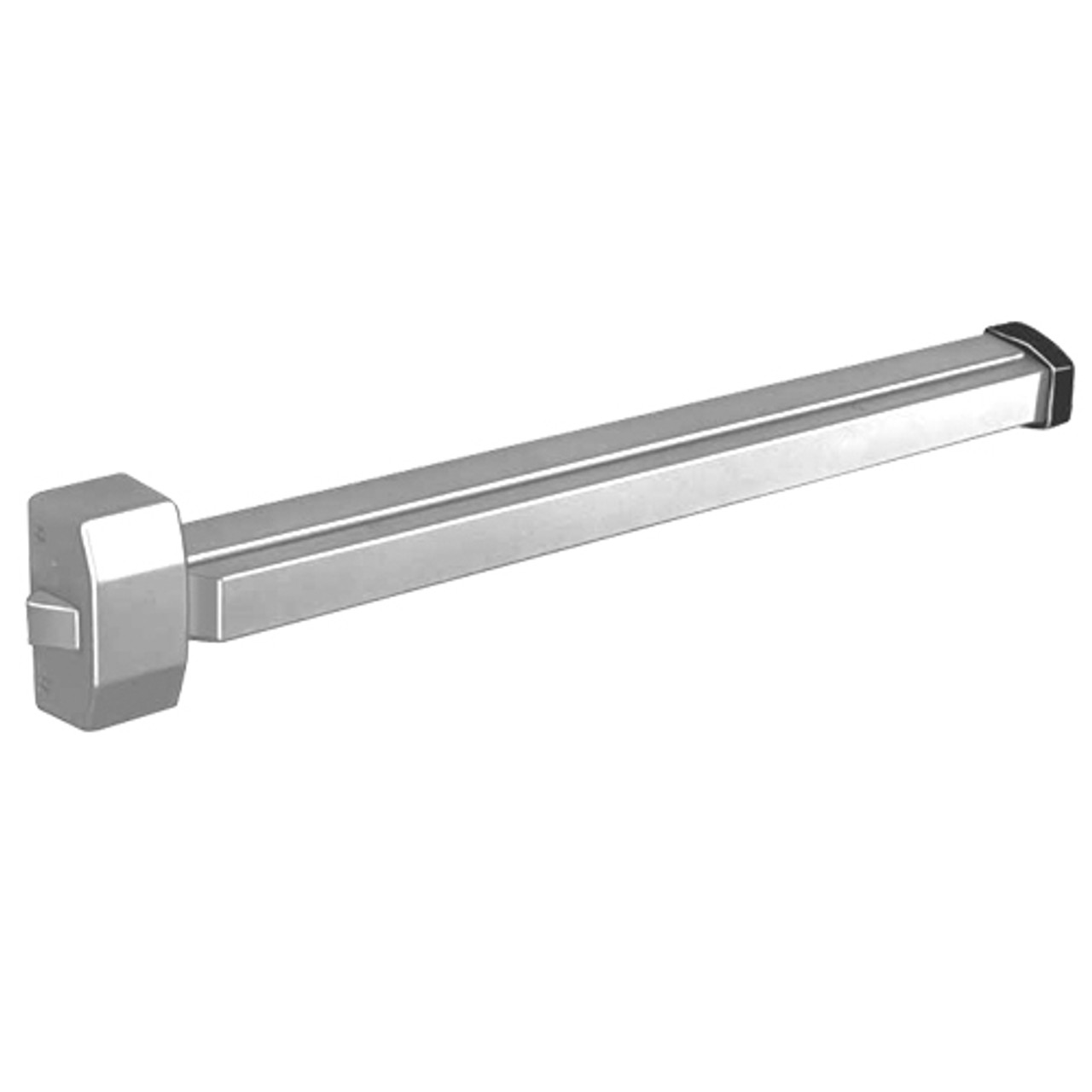 12-2828F-EN Sargent 20 Series Reversible Fire Rated Rim Exit Device in Sprayed Aluminum