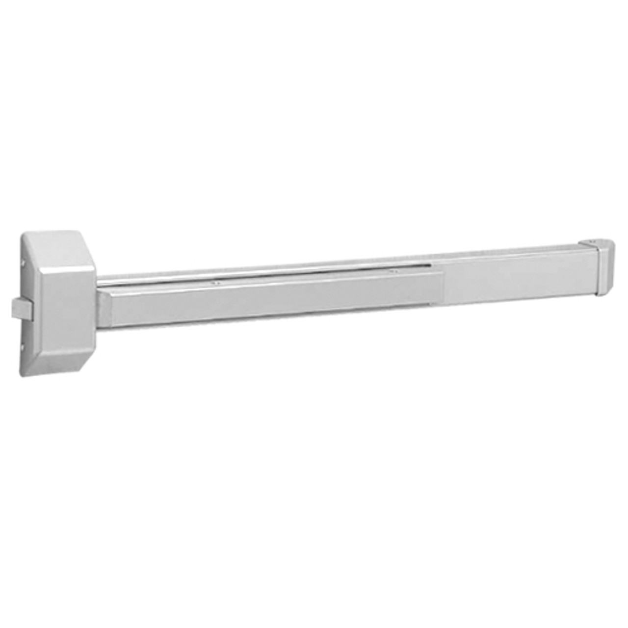 12-3828F-EN Sargent 30 Series Reversible Fire Rated Rim Exit Device in Sprayed Aluminum