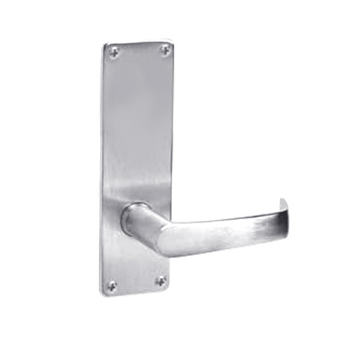 ML2070-NSN-625 Corbin Russwin ML2000 Series Mortise Full Dummy Locksets with Newport Lever in Bright Chrome