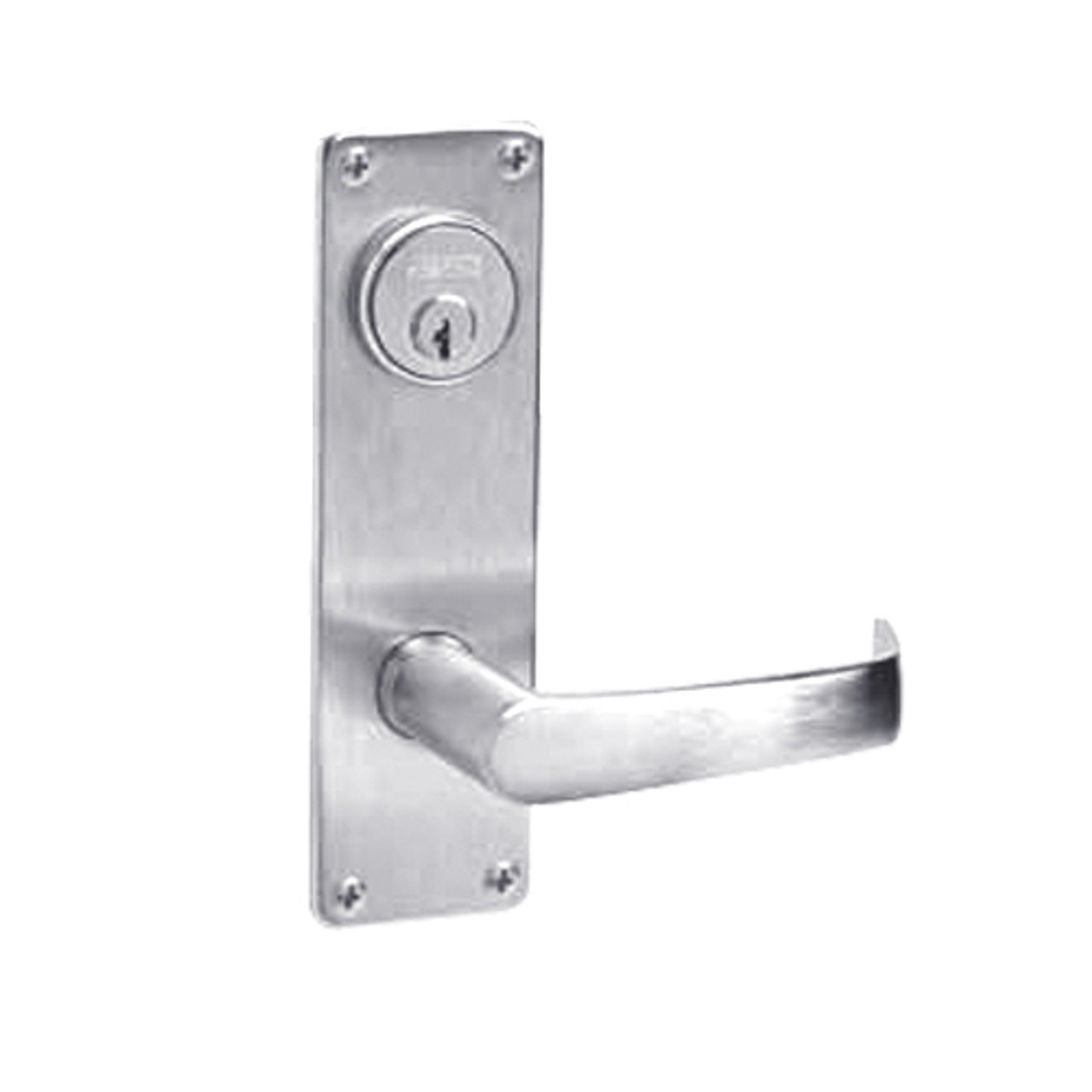 ML2056-NSN-625 Corbin Russwin ML2000 Series Mortise Classroom Locksets with Newport Lever in Bright Chrome