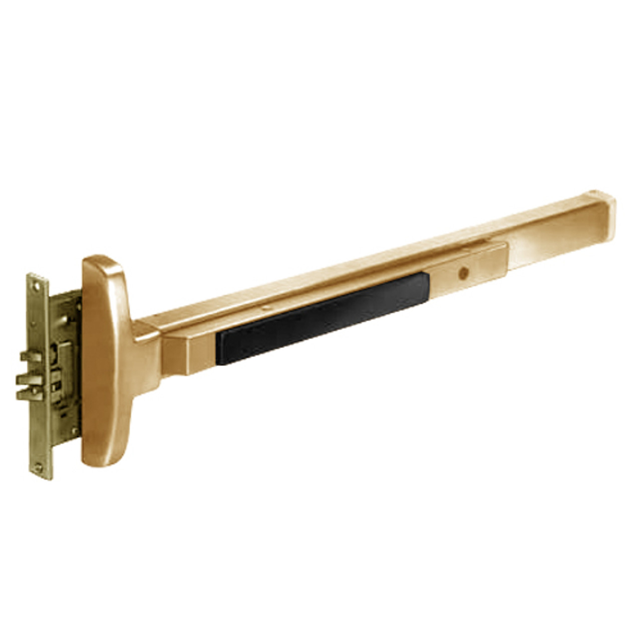 8310F-LHR-10 Sargent 80 Series Exit Only Narrow Stile Mortise Lock Exit Device in Satin Bronze