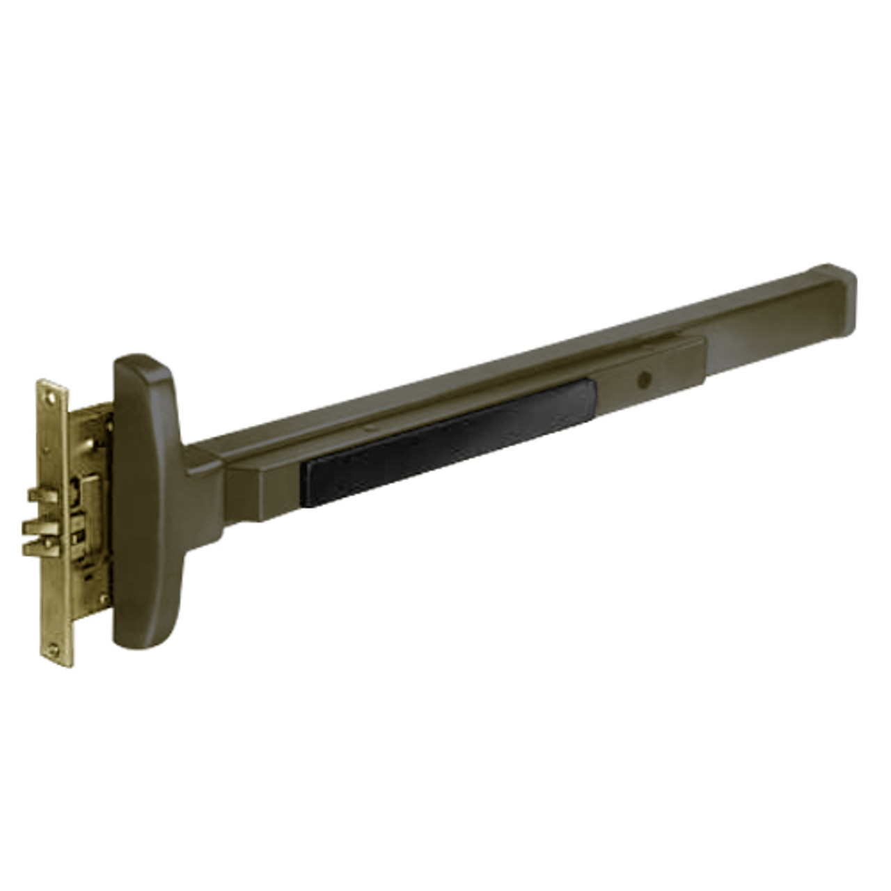 8310E-RHR-10B Sargent 80 Series Exit Only Narrow Stile Mortise Lock Exit Device in Oil Rubbed Bronze