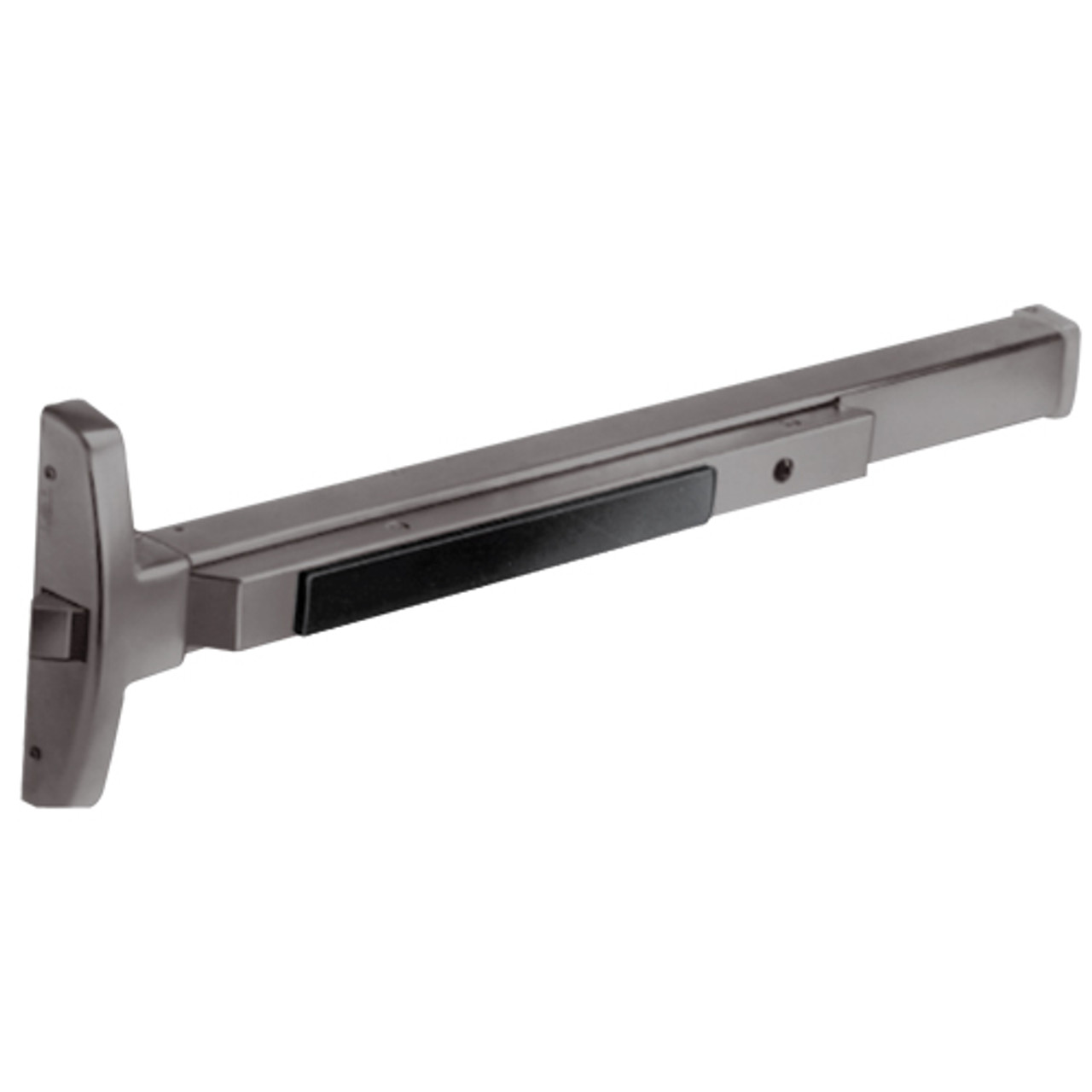 8510F-LHR-32D Sargent 80 Series Exit Only Narrow Stile Rim Exit Device in Satin Stainless Steel