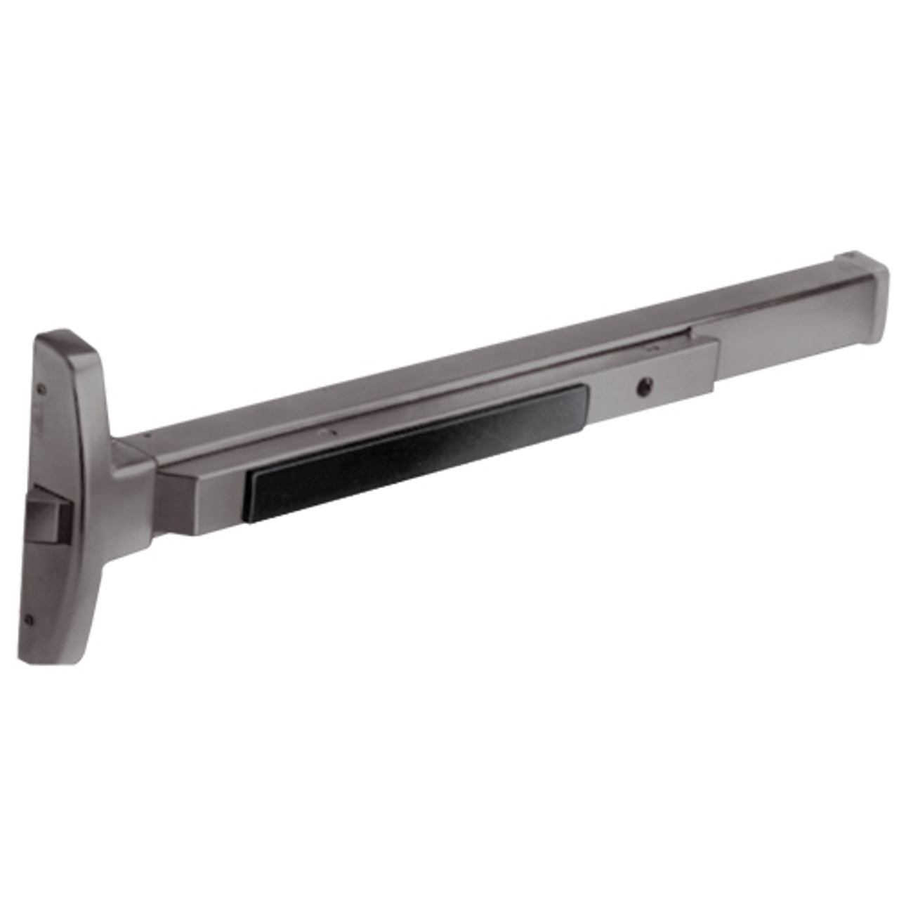 8510F-RHR-32D Sargent 80 Series Exit Only Narrow Stile Rim Exit Device in Satin Stainless Steel