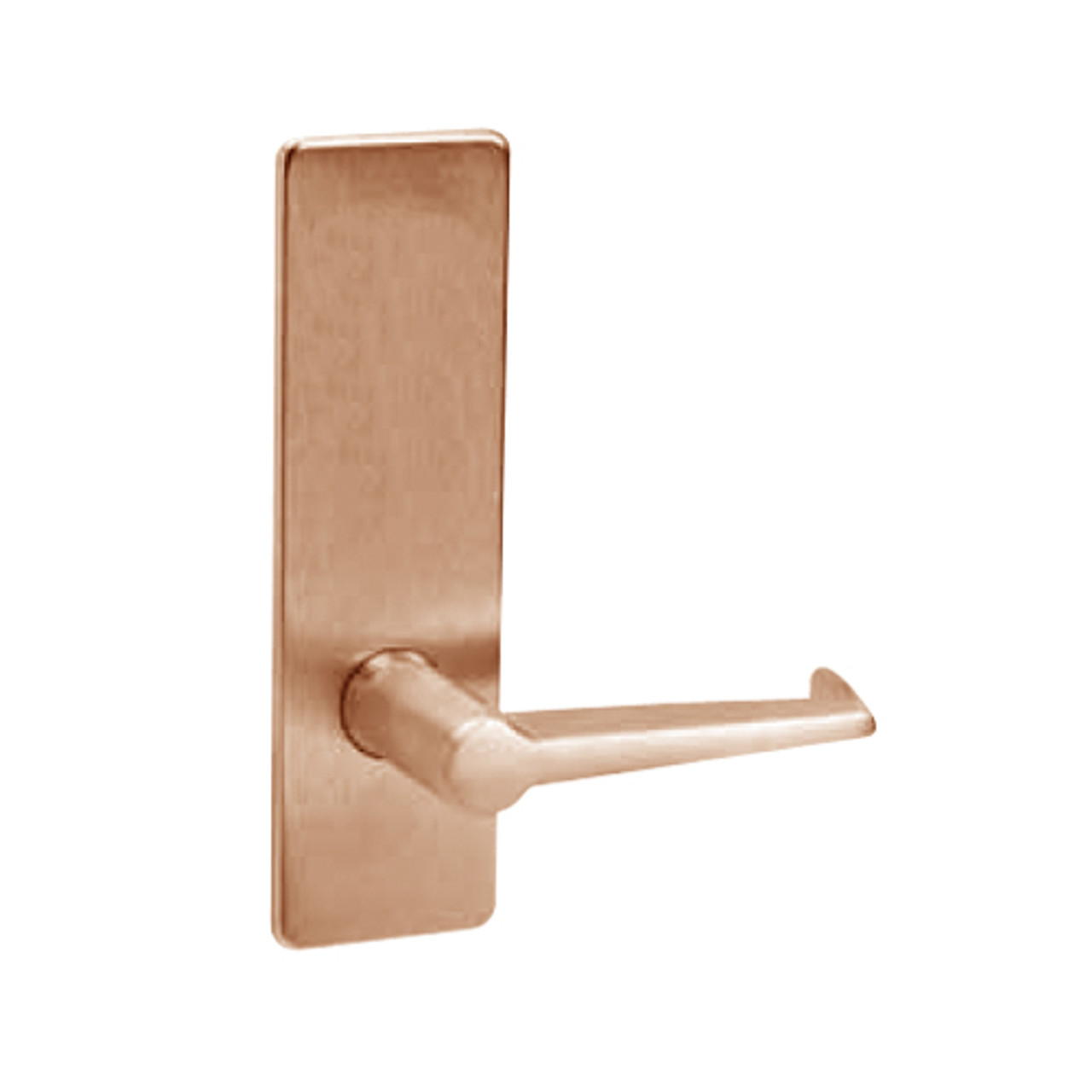 ML2030-ESM-612-LH Corbin Russwin ML2000 Series Mortise Privacy Locksets with Essex Lever in Satin Bronze