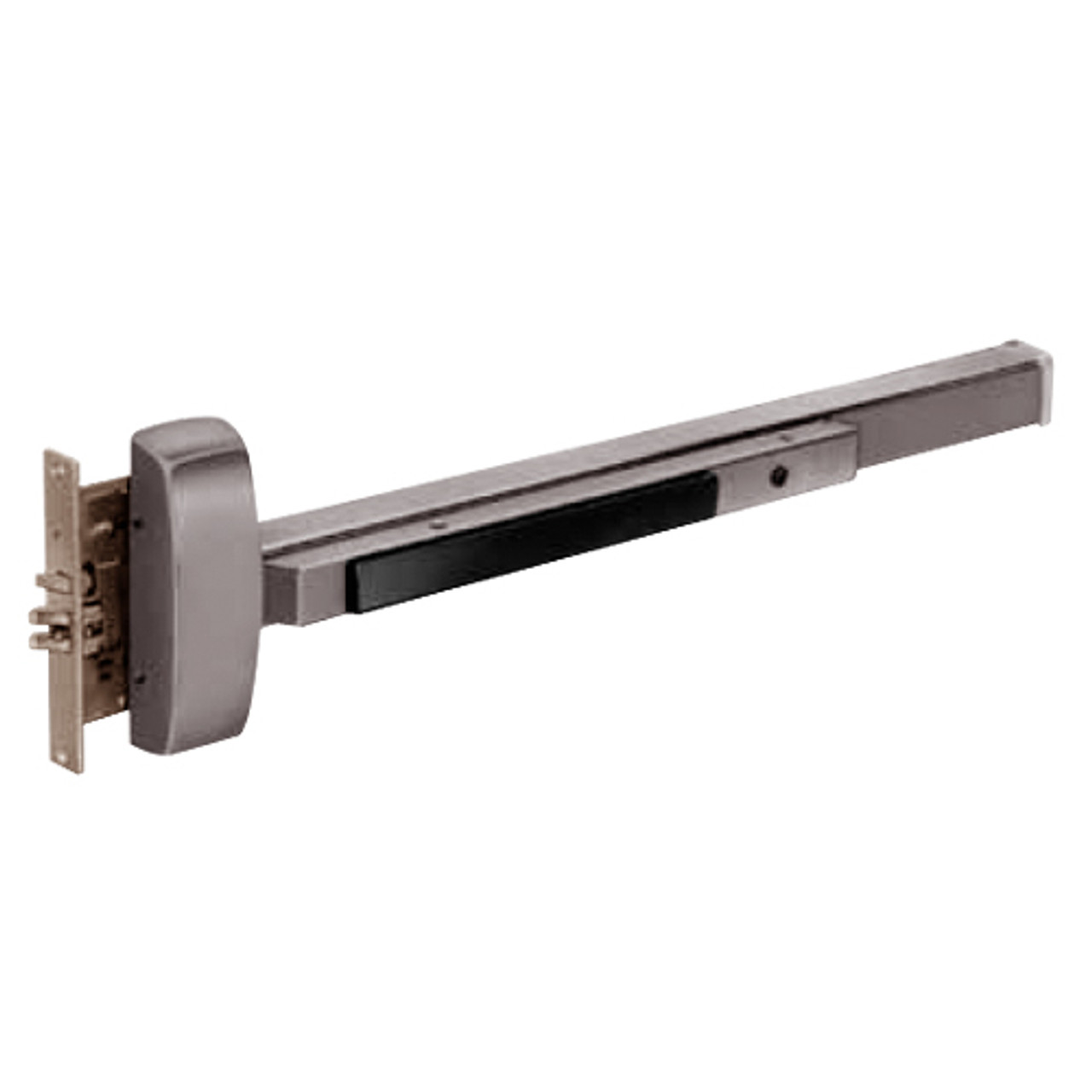 8910F-LHR-32D Sargent 80 Series Exit Only Mortise Lock Exit Device in Satin Stainless Steel