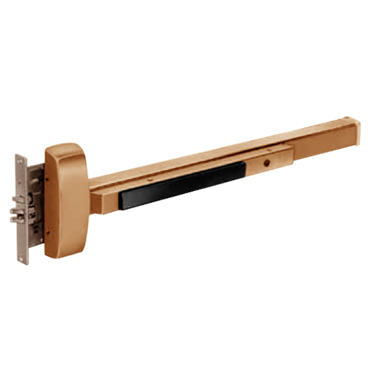 8910J-LHR-10 Sargent 80 Series Exit Only Mortise Lock Exit Device in Satin Bronze