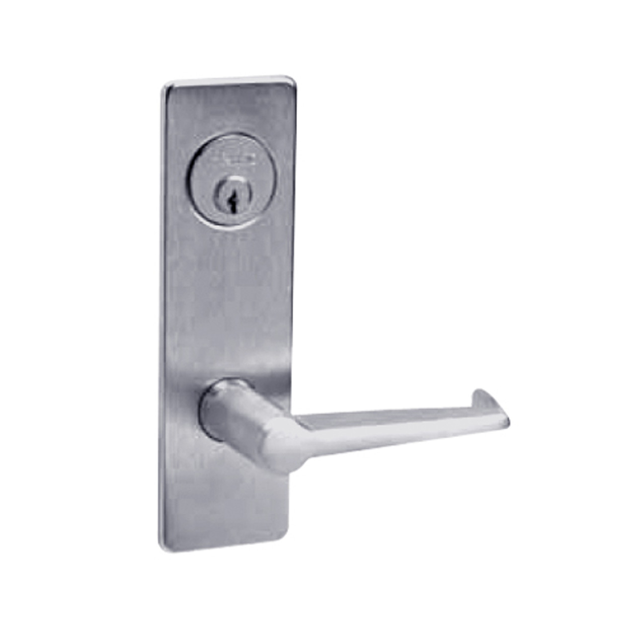 ML2053-ESM-626-LH Corbin Russwin ML2000 Series Mortise Entrance Locksets with Essex Lever in Satin Chrome