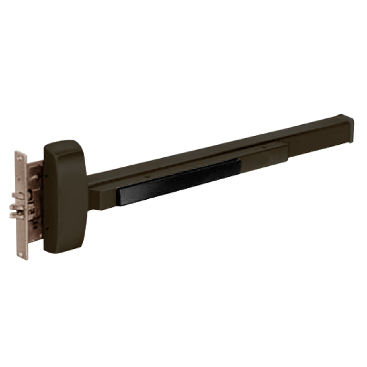 12-8910J-LHR-10B Sargent 80 Series Exit Only Fire Rated Mortise Lock Exit Device in Oil Rubbed Bronze
