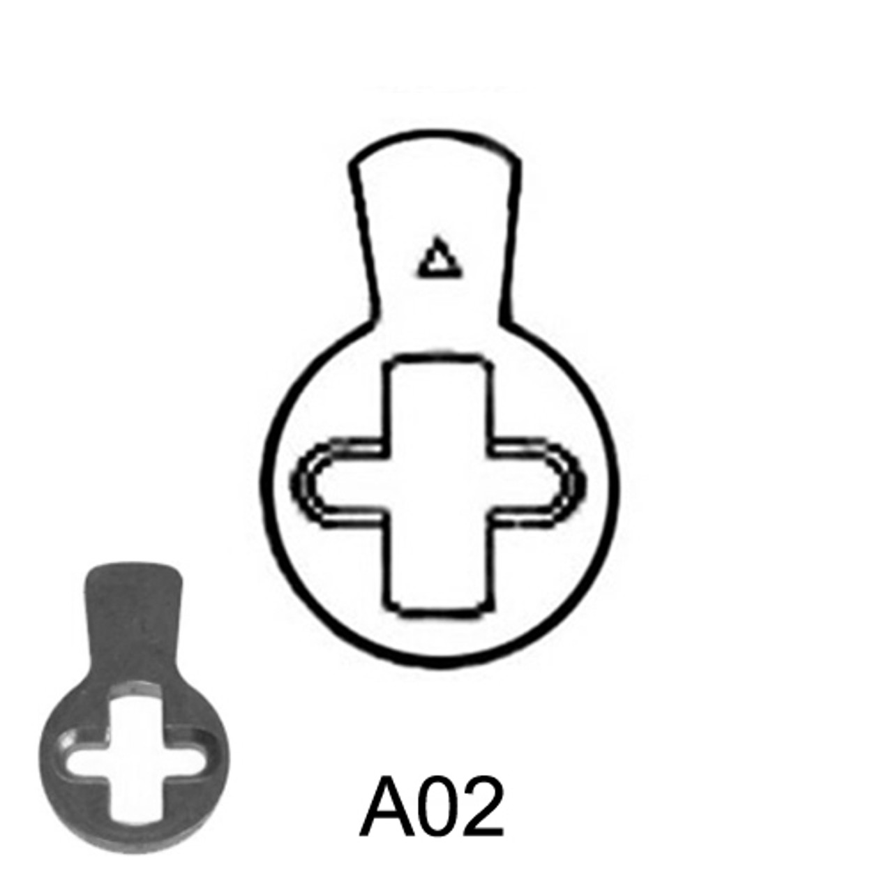 CR1000-118-A02-6-77A1-613 Corbin Conventional Mortise Cylinder for Mortise Lock and DL3000 Deadlocks with Straight Cam in Oil Rubbed Bronze