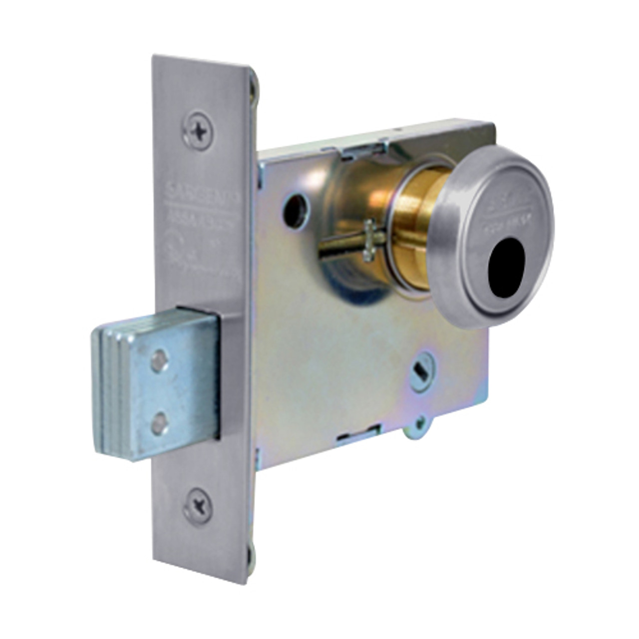 LC-4874-26D Sargent 4870 Series Double Cylinder Mortise Deadlock Less Cylinder in Satin Chrome