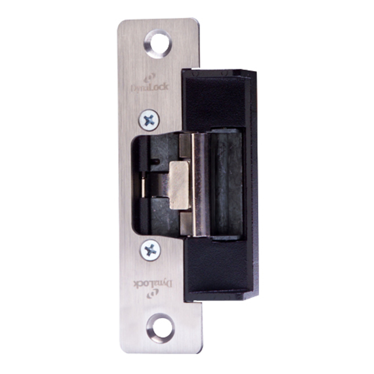 1604L-US32 DynaLock 1600 Series Electric Strike for Low Profile in Bright Stainless Steel