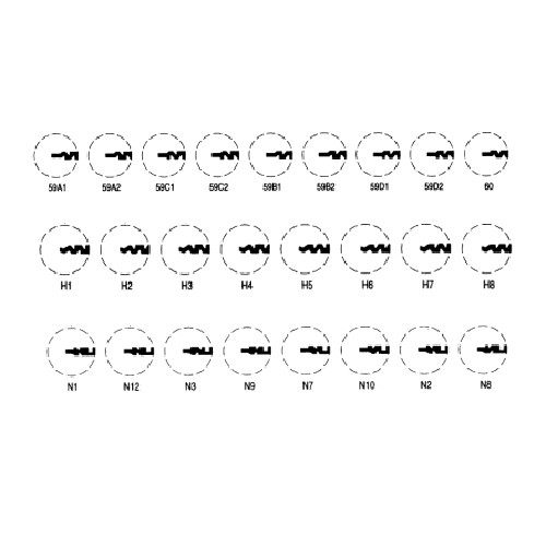 CR3000-200-6-N1-626 Corbin Russwin Conventional Rim Cylinder in Satin Chrome