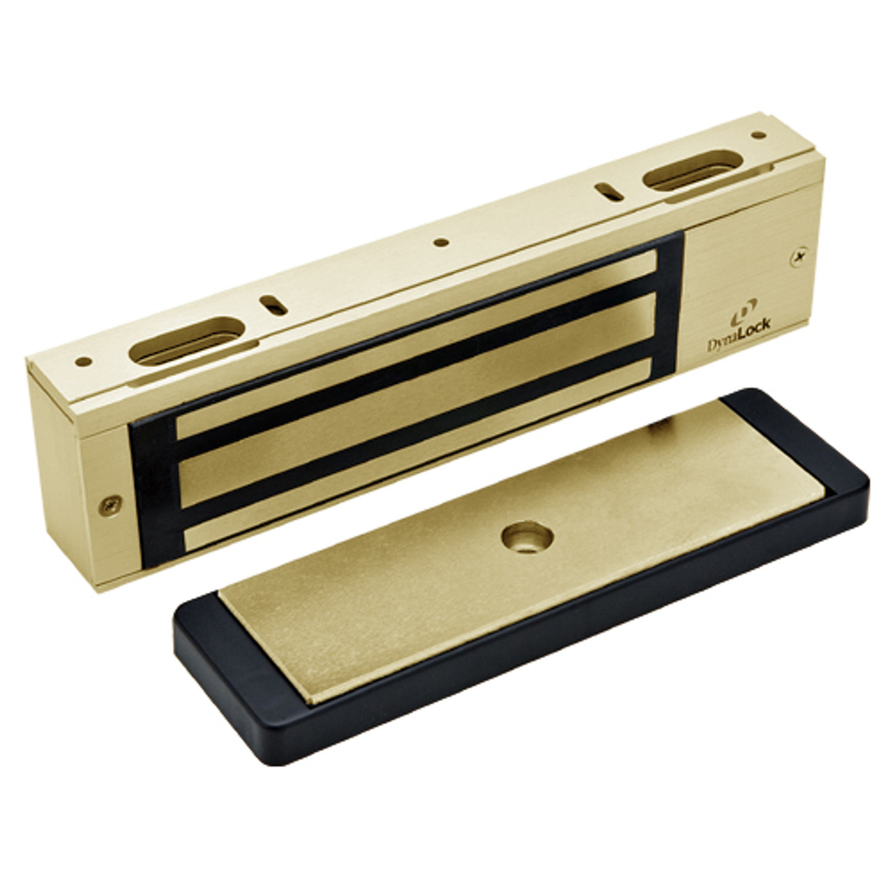 3000TJ30-US4 DynaLock 3000 Series 1500 LBs Single Electromagnetic Lock for Inswing Door in Satin Brass