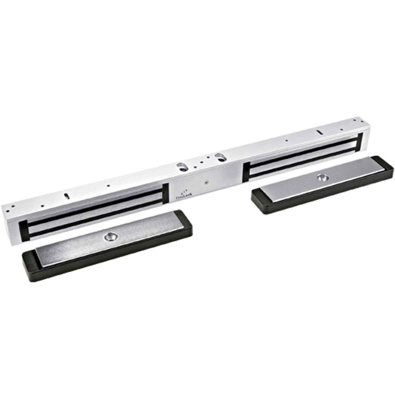 2282-US26-HSM2 DynaLock 2280 Series Double SlimLine Electromagnetic Lock for Outswing Door With HSM in Bright Chrome