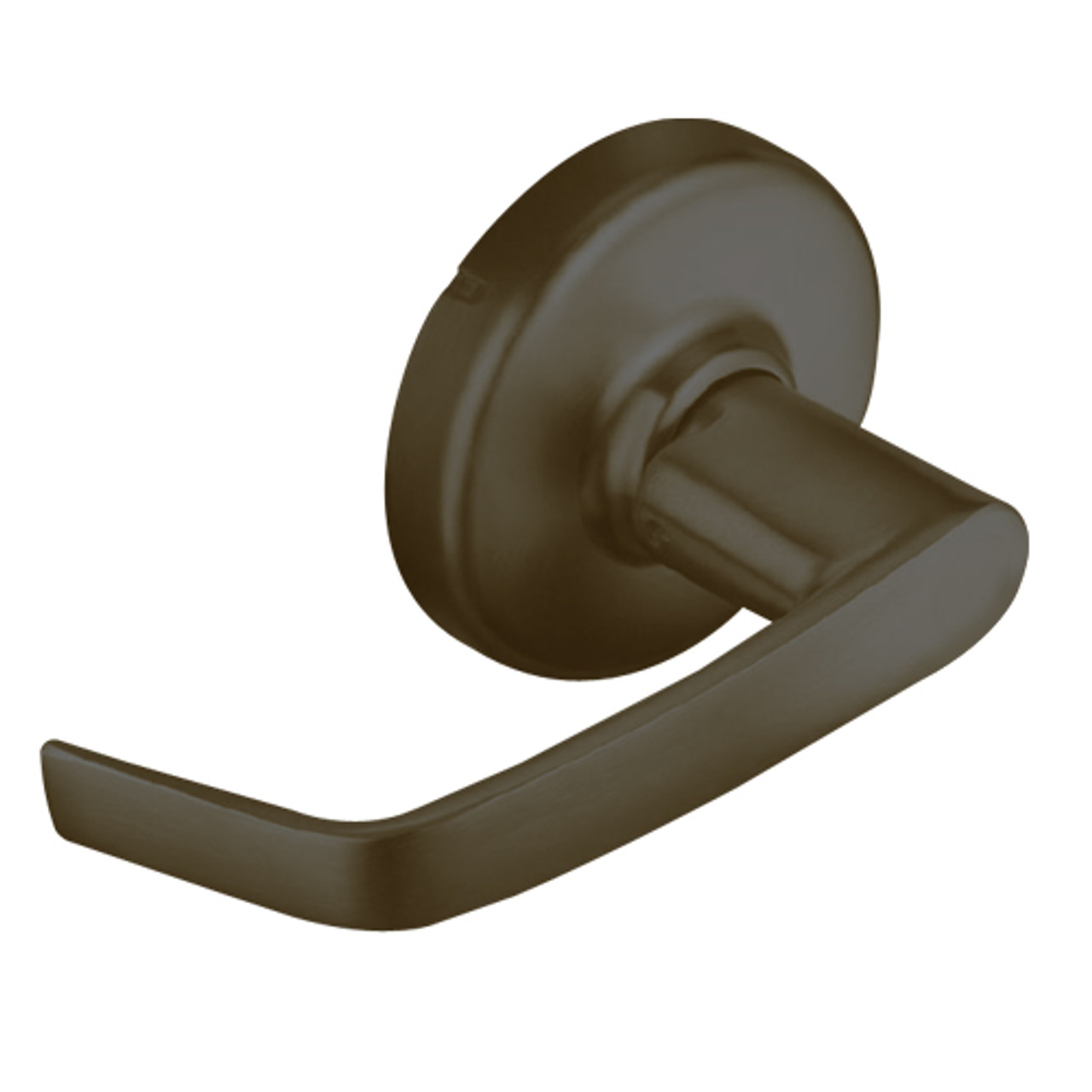 CL3150-NZD-613 Corbin CL3100 Series Vandal Resistant Half Dummy Cylindrical Locksets with Newport Lever in Oil Rubbed Bronze Finish
