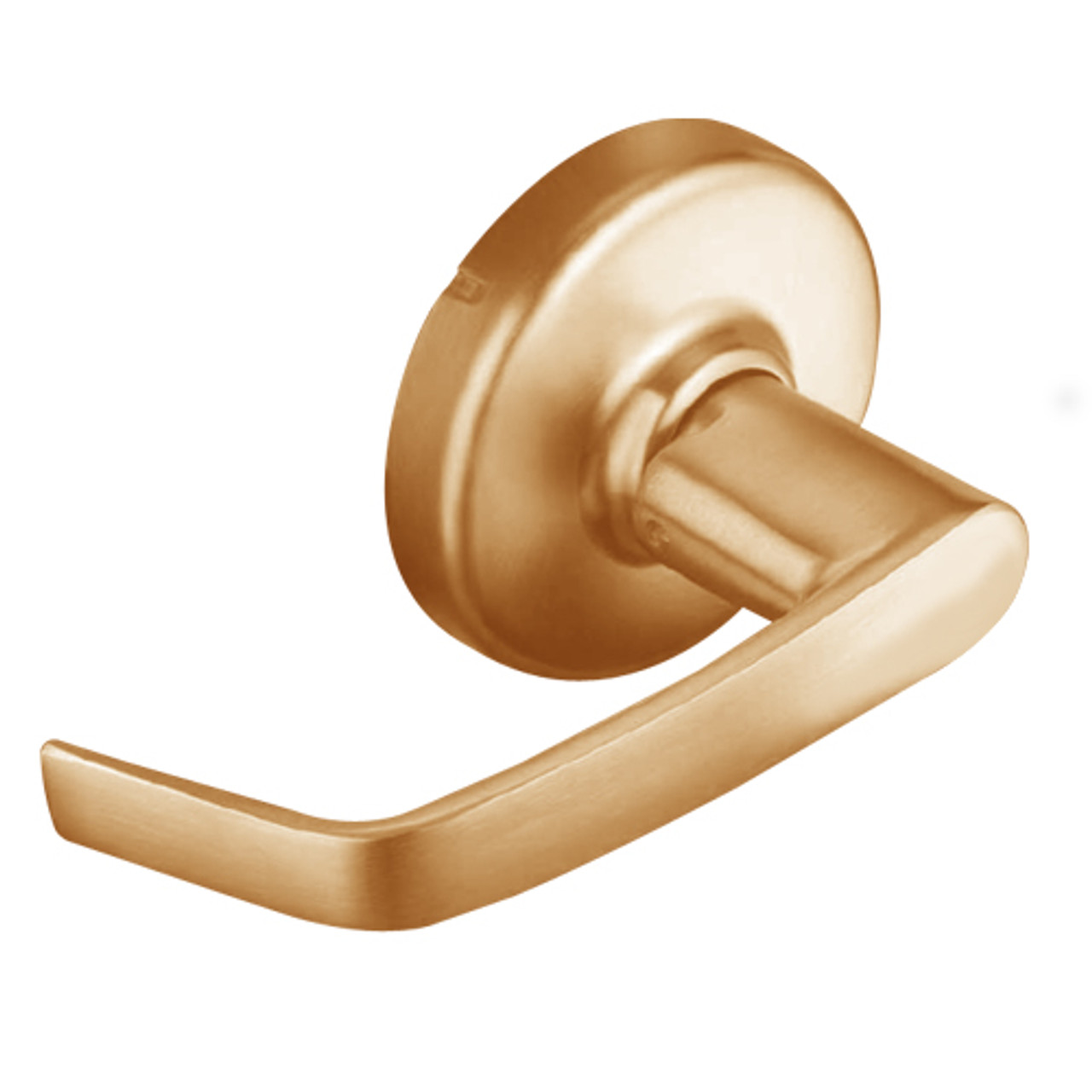 CL3170-NZD-612 Corbin CL3100 Series Vandal Resistant Full Dummy Cylindrical Locksets with Newport Lever in Satin Bronze Finish