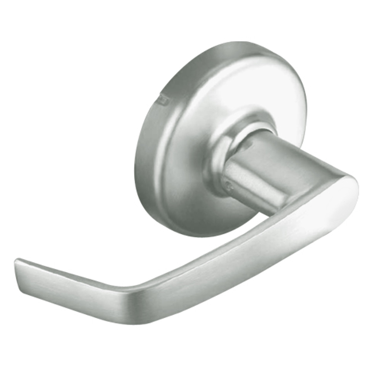 CL3170-NZD-618 Corbin CL3100 Series Vandal Resistant Full Dummy Cylindrical Locksets with Newport Lever in Bright Nickel Plated Finish