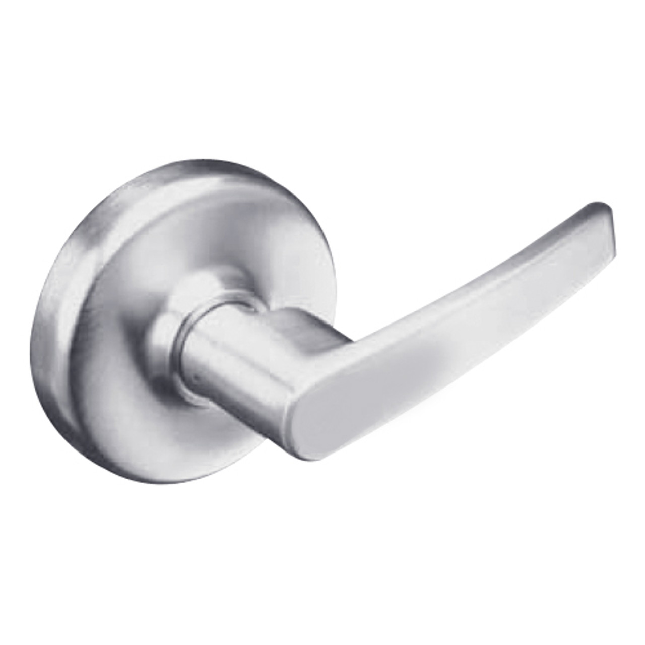 CL3170-AZD-626 Corbin CL3100 Series Vandal Resistant Full Dummy Cylindrical Locksets with Armstrong Lever in Satin Chrome Finish