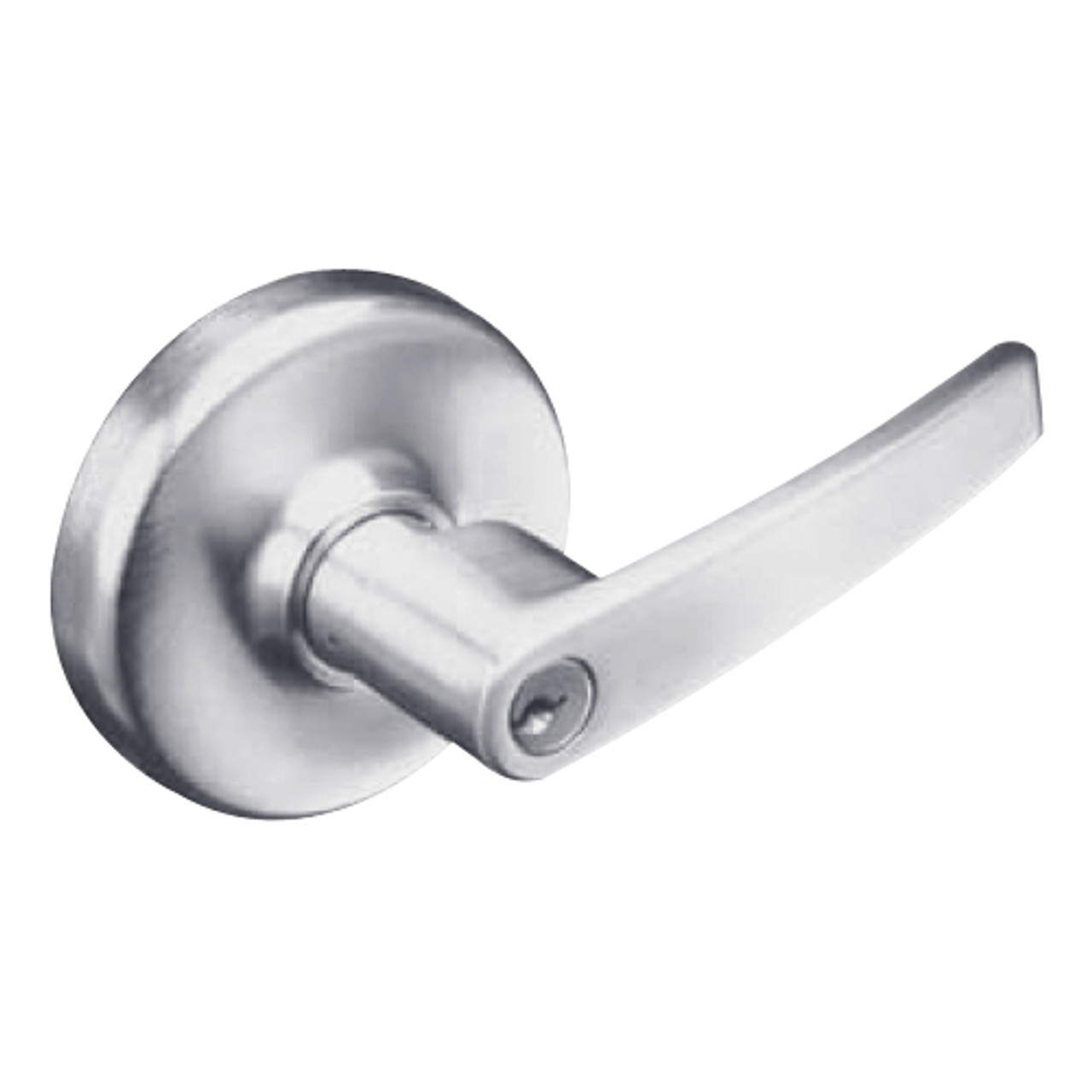 CL3161-AZD-626 Corbin CL3100 Series Vandal Resistant Entrance Cylindrical Locksets with Armstrong Lever in Satin Chrome Finish