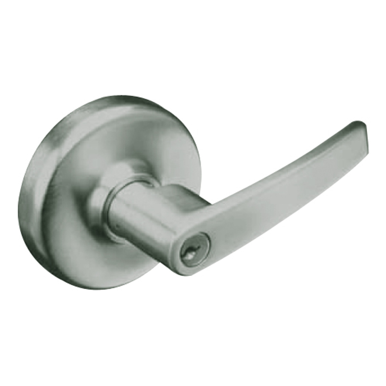 CL3161-AZD-619 Corbin CL3100 Series Vandal Resistant Entrance Cylindrical Locksets with Armstrong Lever in Satin Nickel Plated Finish