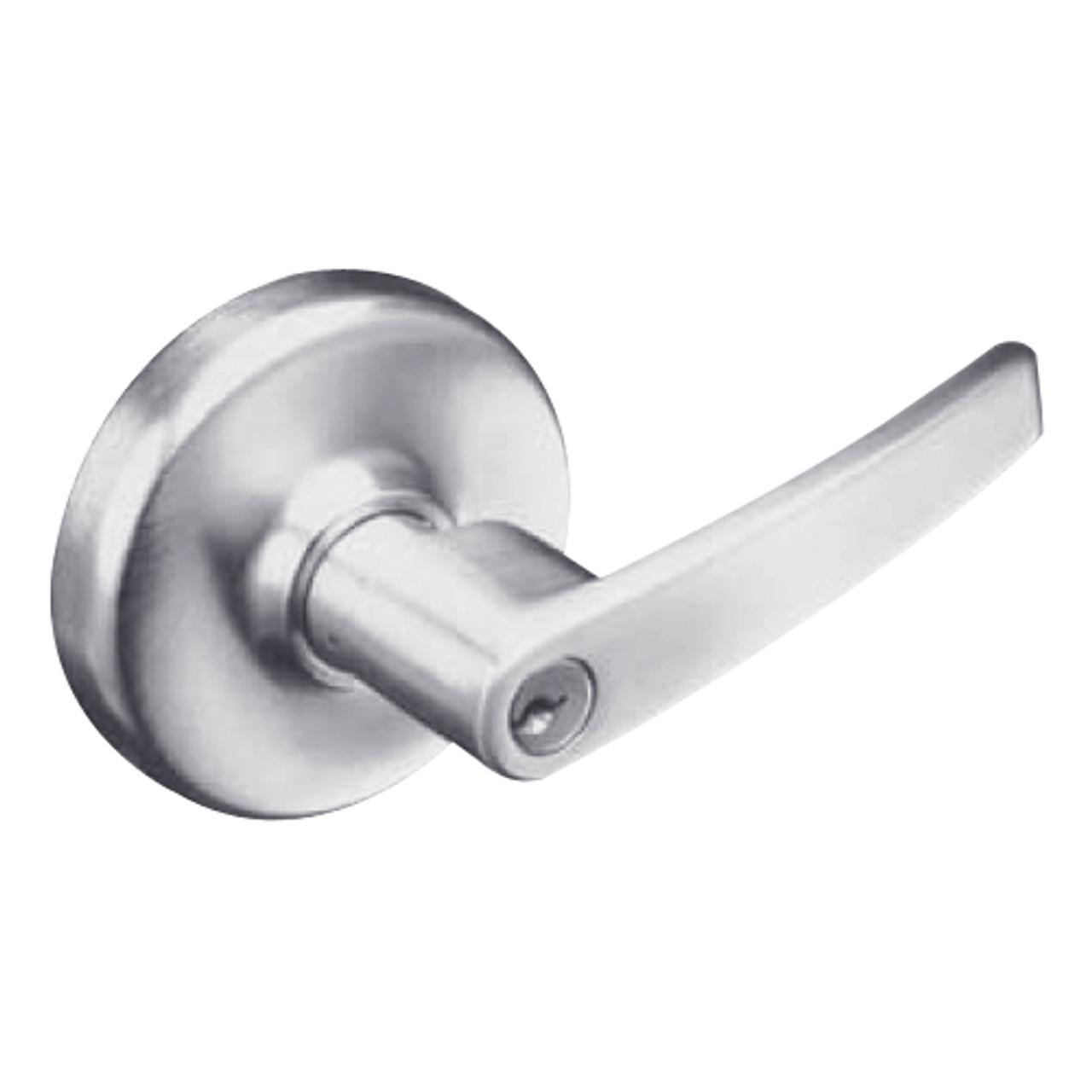 CL3132-AZD-626 Corbin CL3100 Series Vandal Resistant Institution Cylindrical Locksets with Armstrong Lever in Satin Chrome Finish