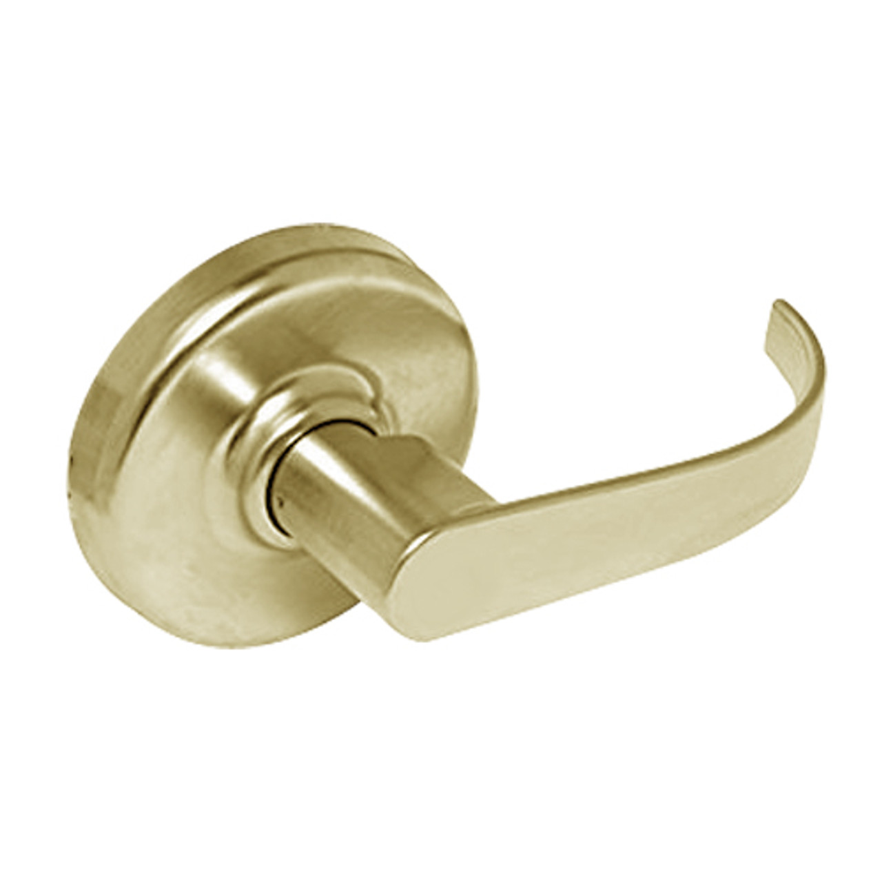 CL3170-PZD-606 Corbin CL3100 Series Vandal Resistant Full Dummy Cylindrical Locksets with Princeton Lever in Satin Brass Finish