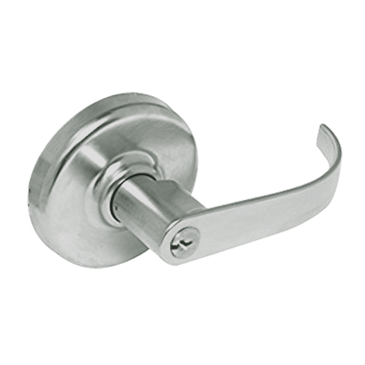 CL3157-PZD-619 Corbin CL3100 Series Vandal Resistant Storeroom Cylindrical Locksets with Princeton Lever in Satin Nickel Plated Finish