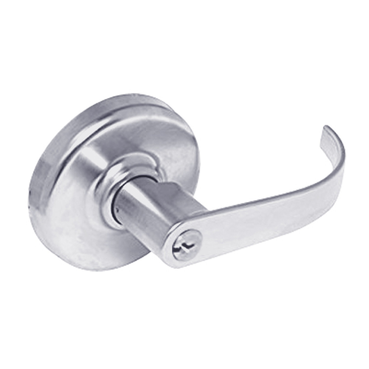 CL3161-PZD-626 Corbin CL3100 Series Vandal Resistant Entrance Cylindrical Locksets with Princeton Lever in Satin Chrome Finish