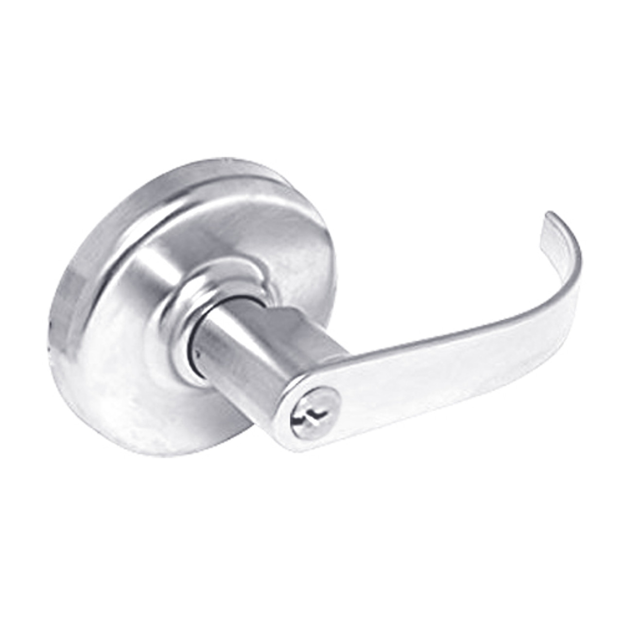 CL3162-PZD-625 Corbin CL3100 Series Vandal Resistant Communicating Cylindrical Locksets with Princeton Lever in Bright Chrome Finish