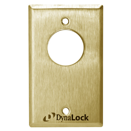 7023-US3-ATS DynaLock 7000 Series Keyswitches Maintained 2 Double Pole Double Throw with Anti-Tamper Switch in Bright Brass