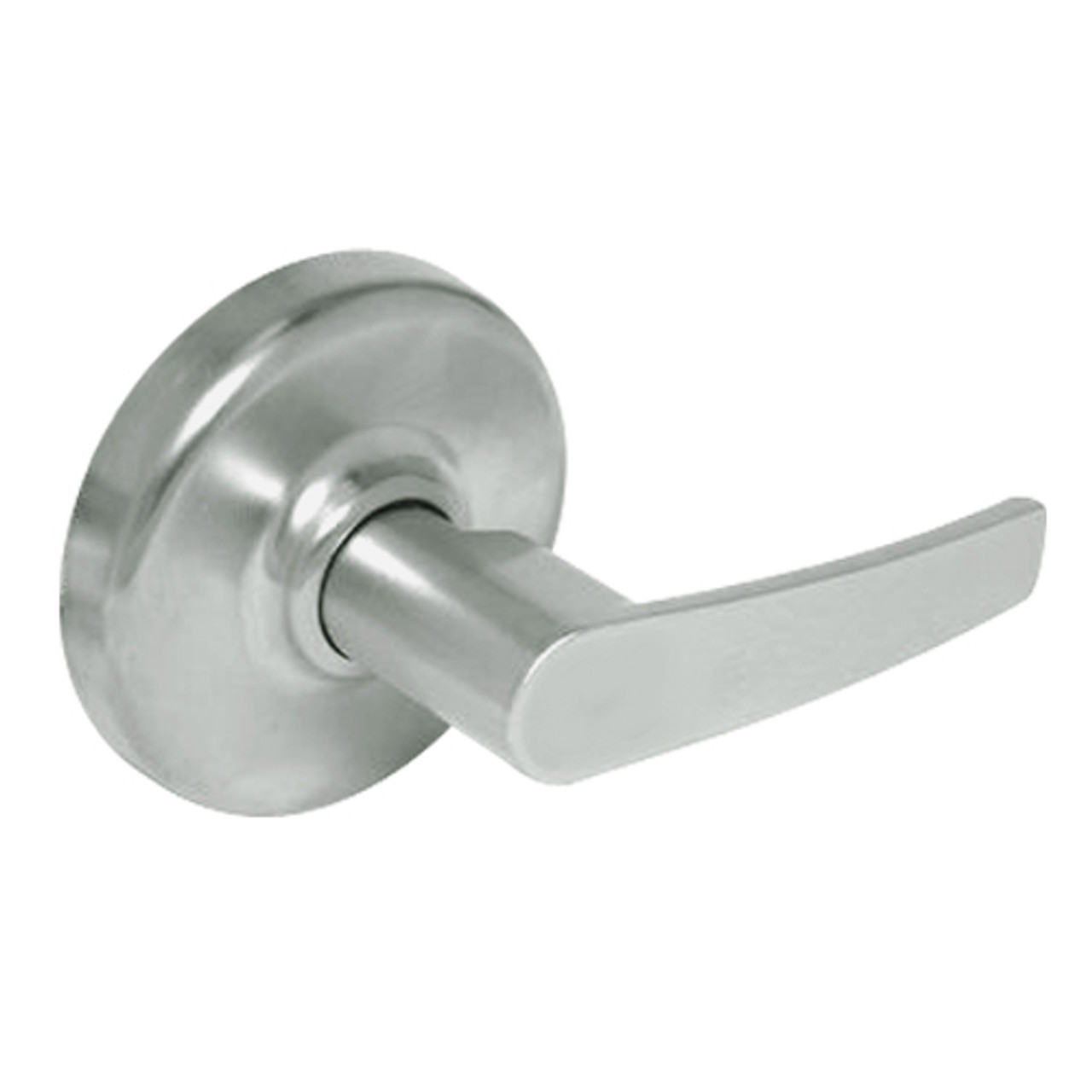 CL3380-AZD-619 Corbin CL3300 Series Extra Heavy Duty Passage with Blank Plate Cylindrical Locksets with Armstrong Lever in Satin Nickel Plated Finish