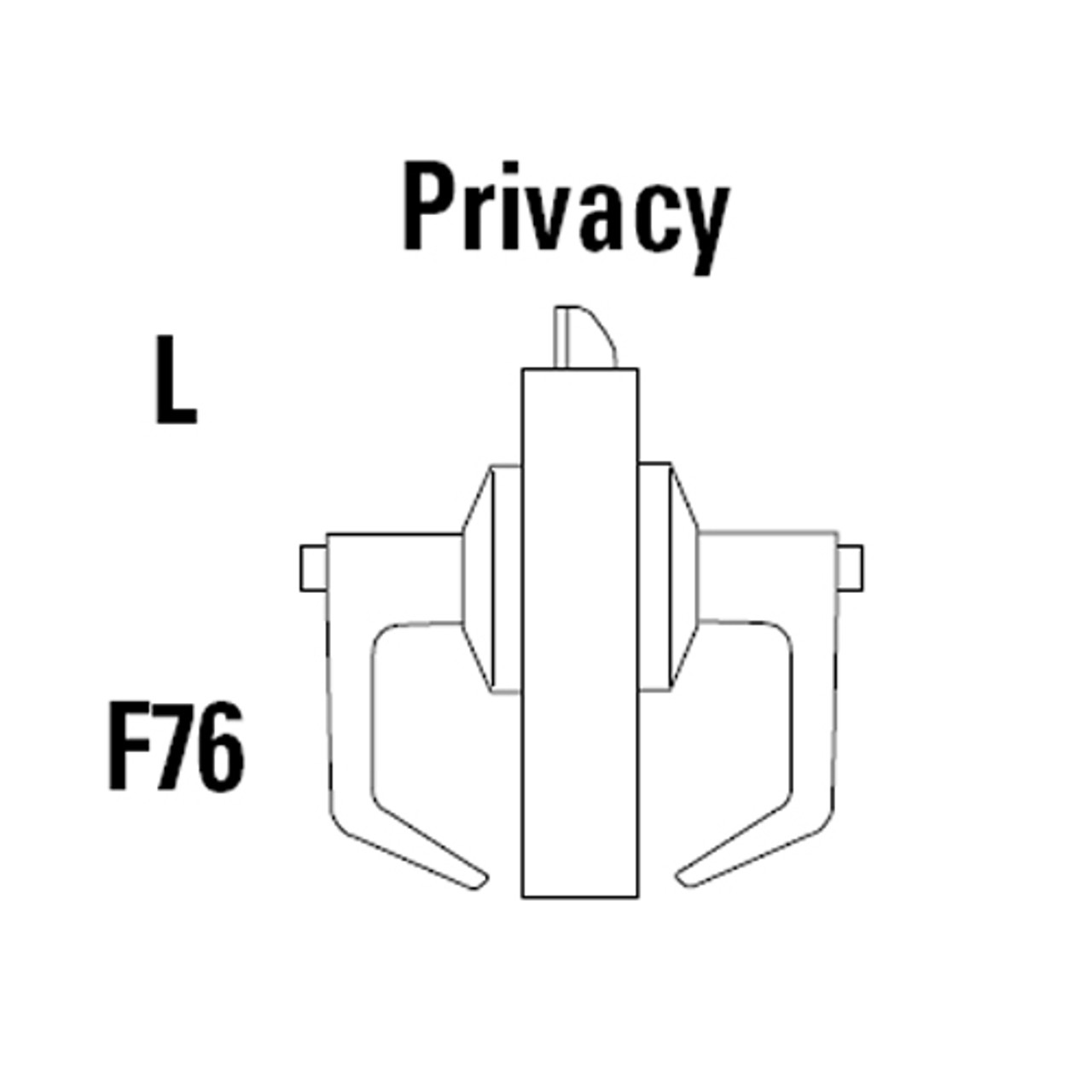 9K30L14CSTK626 Best 9K Series Privacy Heavy Duty Cylindrical Lever Locks in Satin Chrome