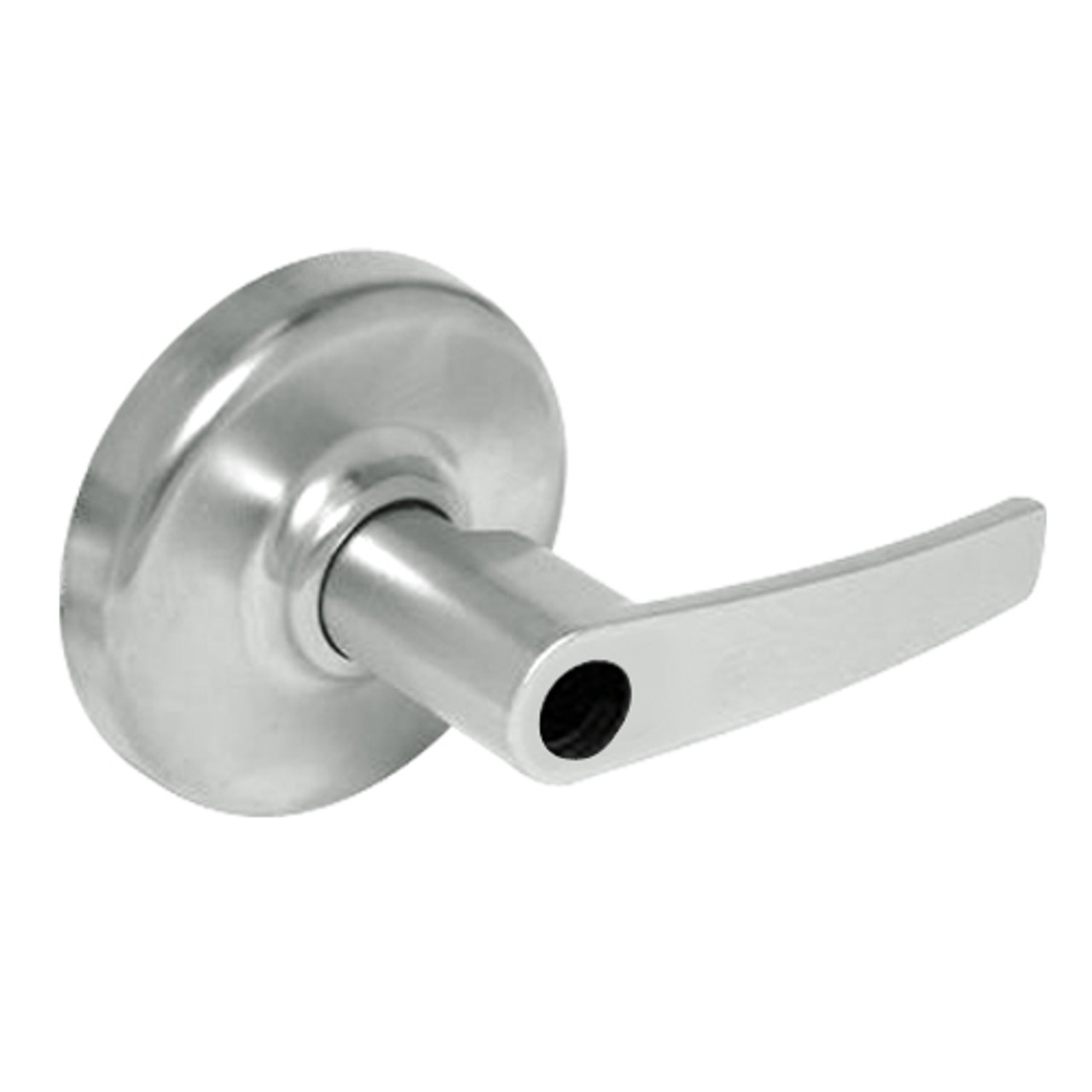 CL3359-AZD-618-LC Corbin CL3300 Series Less Cylinder Extra Heavy Duty Storeroom or Public Restroom Cylindrical Locksets with Armstrong Lever in Bright Nickel Plated Finish