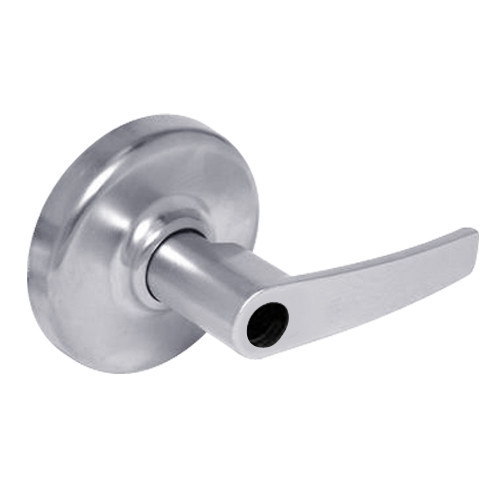CL3391-AZD-626-LC Corbin CL3300 Series Less Cylinder Extra Heavy Duty Keyed with Turnpiece Cylindrical Locksets with Armstrong Lever in Satin Chrome Finish