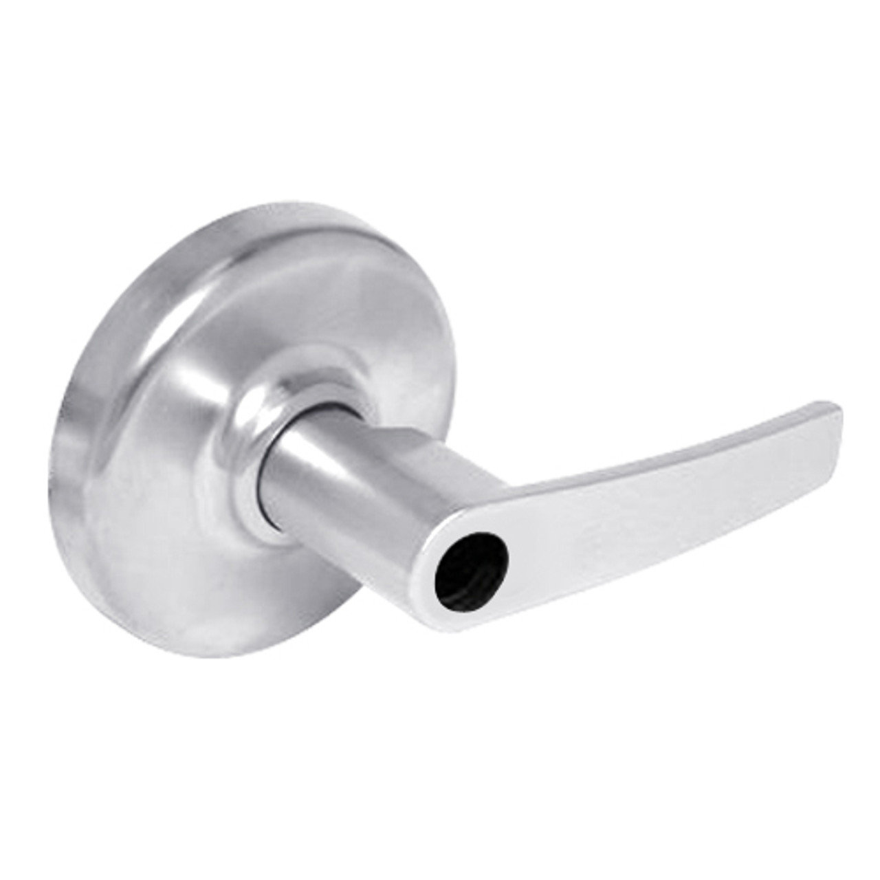 CL3362-AZD-625-LC Corbin CL3300 Series Less Cylinder Extra Heavy Duty Communicating Cylindrical Locksets with Armstrong Lever in Bright Chrome Finish