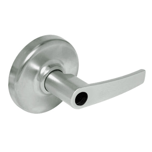 CL3372-AZD-619-LC Corbin CL3300 Series Less Cylinder Extra Heavy Duty Public Toilet Cylindrical Locksets with Armstrong Lever in Satin Nickel Plated Finish