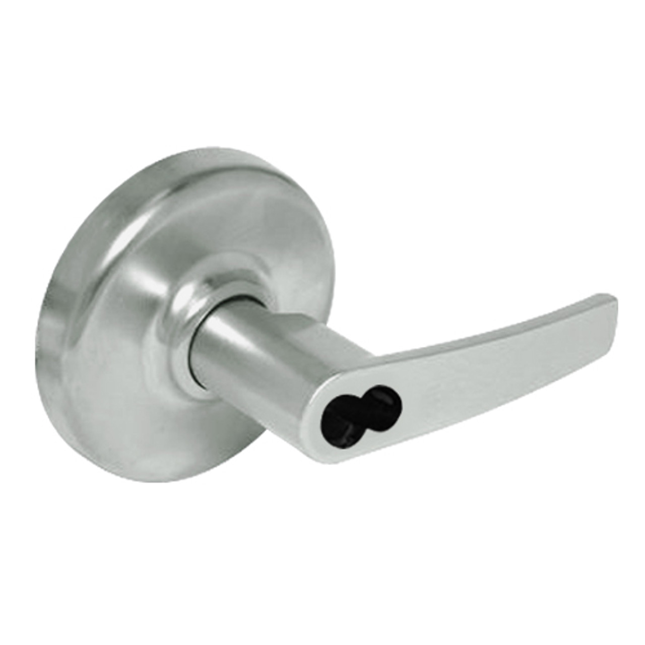 CL3357-AZD-619-CL6 Corbin CL3300 Series IC 6-Pin Less Core Extra Heavy Duty Storeroom Cylindrical Locksets with Armstrong Lever in Satin Nickel Plated Finish