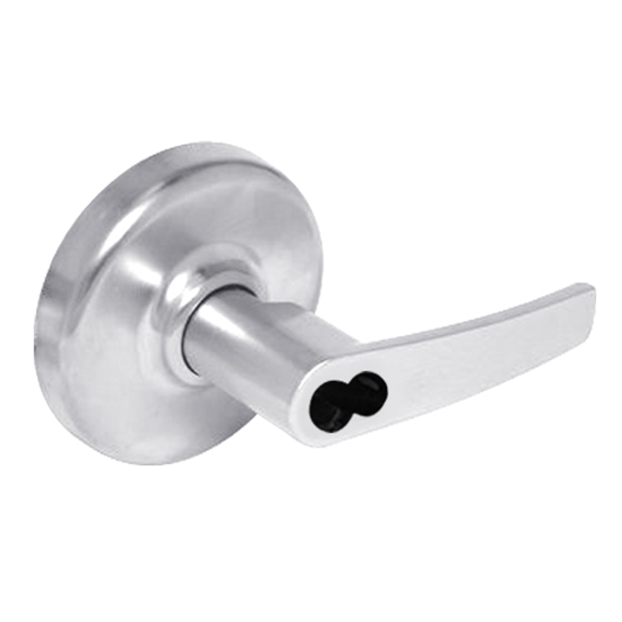 CL3375-AZD-625-CL6 Corbin CL3300 Series IC 6-Pin Less Core Extra Heavy Duty Corridor/Dormitory Cylindrical Locksets with Armstrong Lever in Bright Chrome Finish