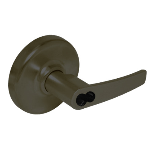 CL3372-AZD-613-CL6 Corbin CL3300 Series IC 6-Pin Less Core Extra Heavy Duty Public Toilet Cylindrical Locksets with Armstrong Lever in Oil Rubbed Bronze Finish