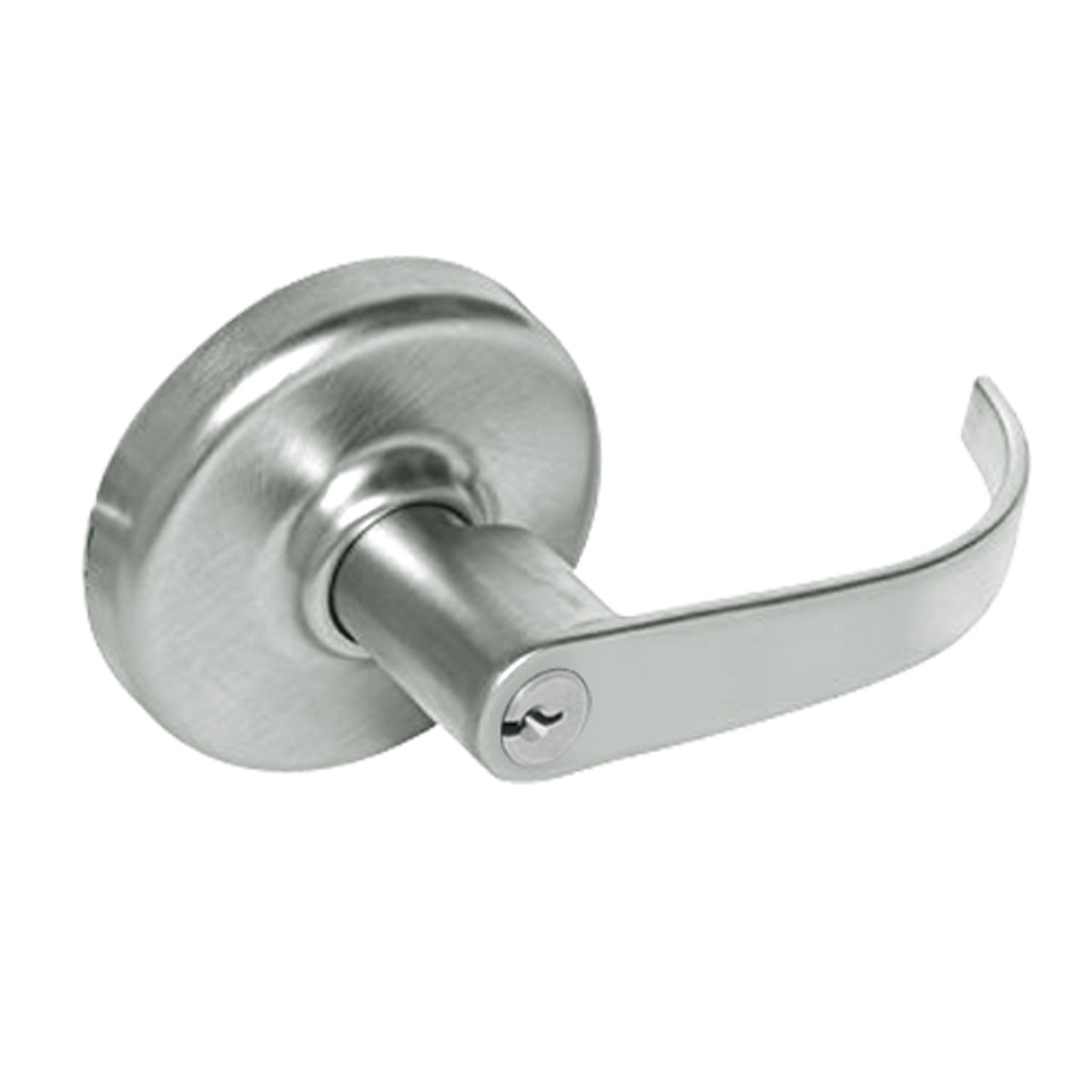 CL3375-PZD-618 Corbin CL3300 Series Extra Heavy Duty Corridor/Dormitory Cylindrical Locksets with Princeton Lever in Bright Nickel Plated Finish